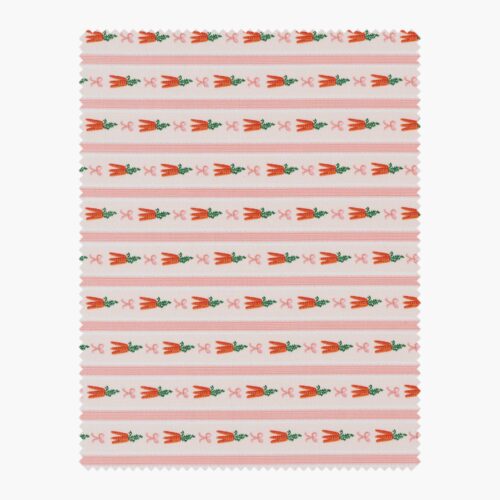 Carrot Patch Cotton Fabric - Blush