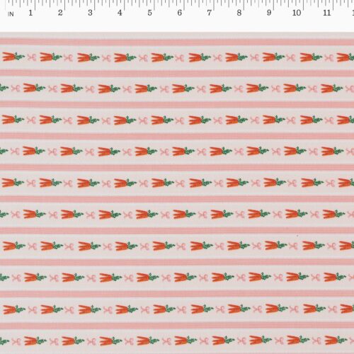Alternative view of Carrot Patch Cotton Fabric - Blush