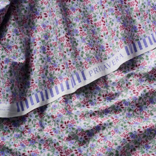 Alternative view of Rosa Cotton Fabric - Lilac