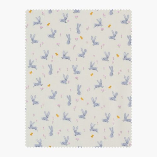 Bunnies Cotton Fabric - Cream