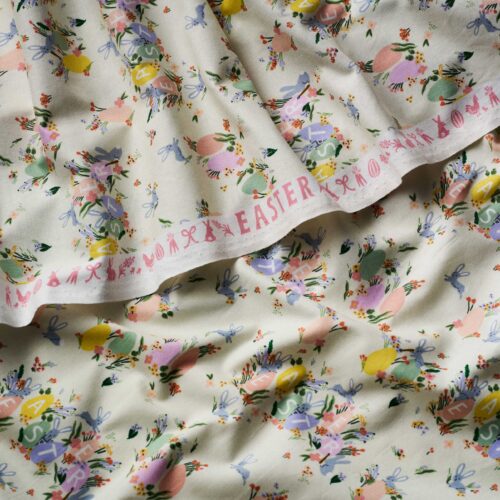 Alternative view of Hoppy Easter Cotton Fabric - Cream