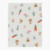 Easter Basket Cotton Fabric - Cream