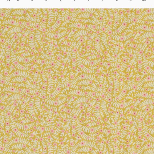 Alternative view of Elodie Cotton Fabric - Yellow