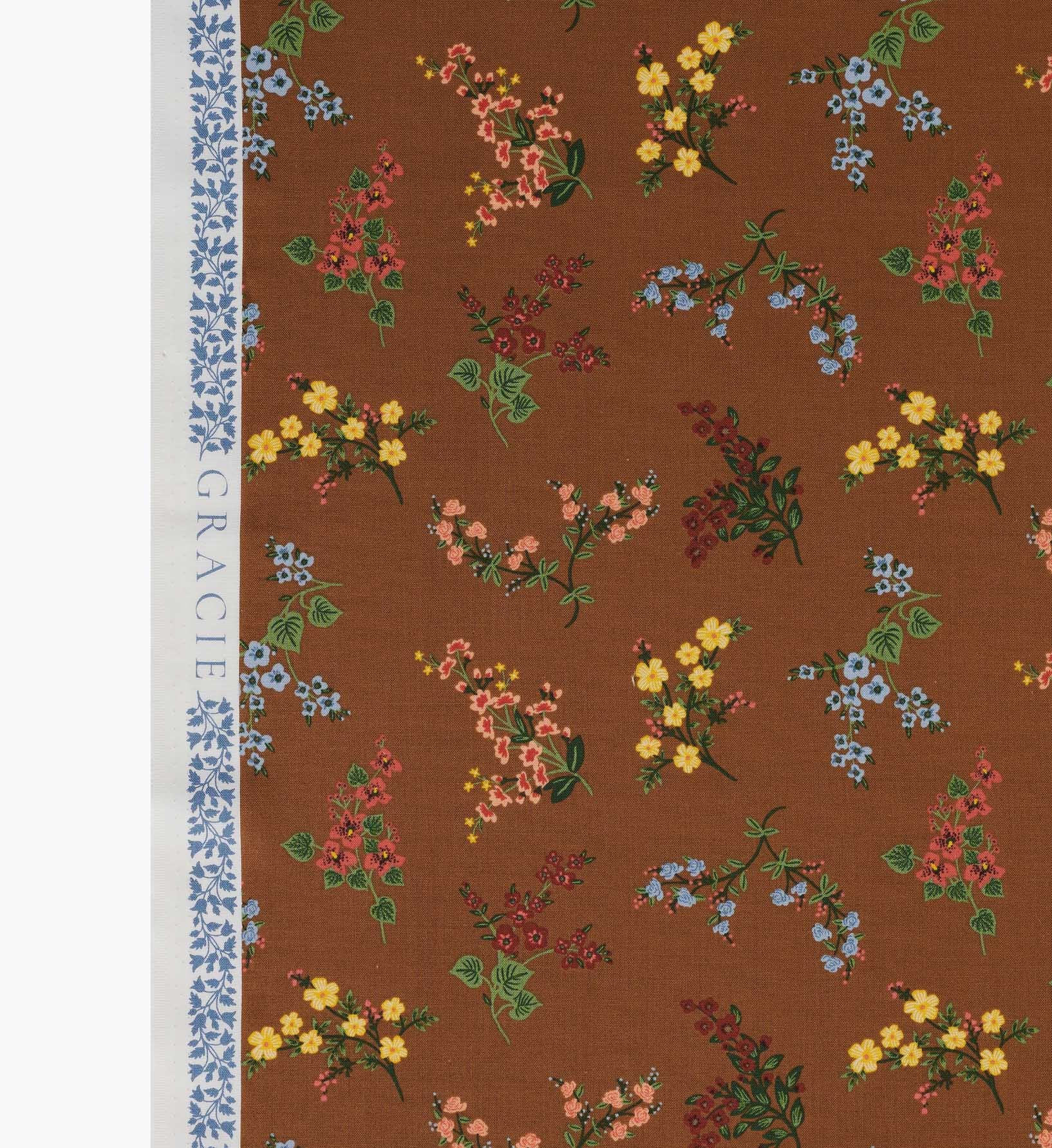 Amelia Cotton Fabric - Clay - Image 3