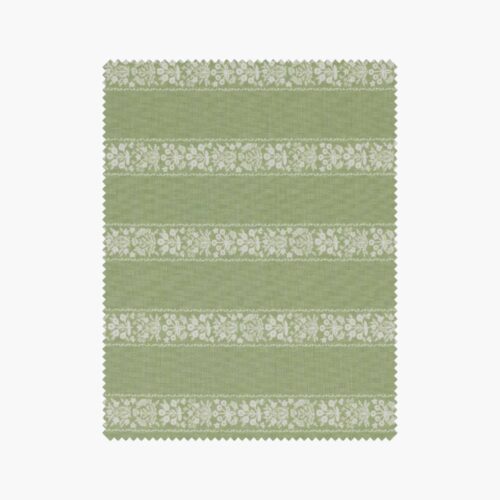Estee Stripe Cotton Fabric - Sage