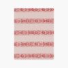 Estee Stripe Cotton Fabric - Pink