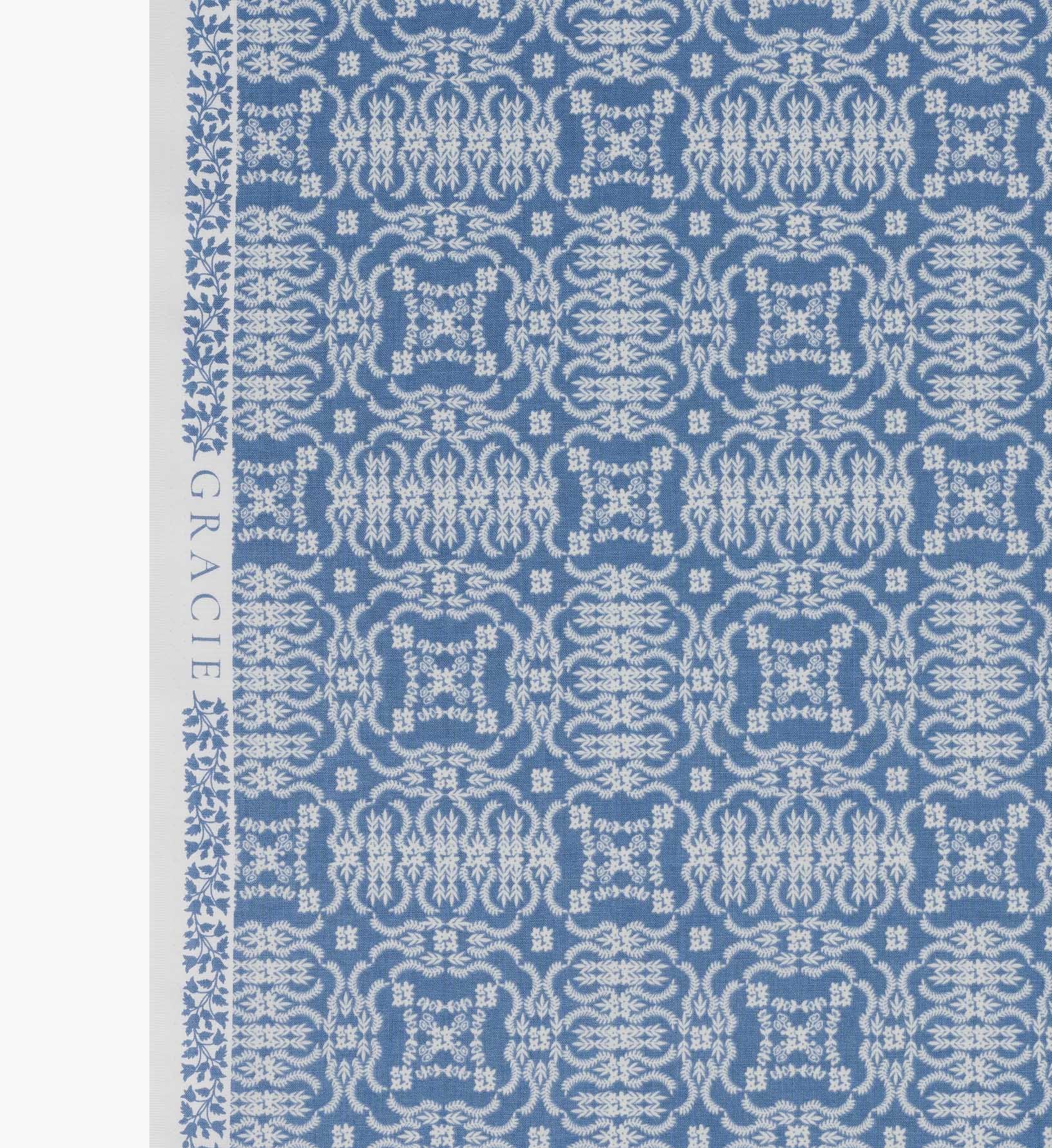 Heritage Cotton Fabric - Chambray - Image 3