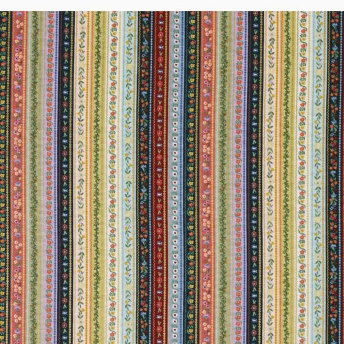 Alternative view of Gemma Cotton Metallic Fabric - Multi