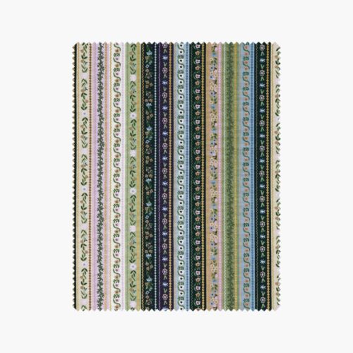 Gemma Cotton Metallic Fabric - Cool