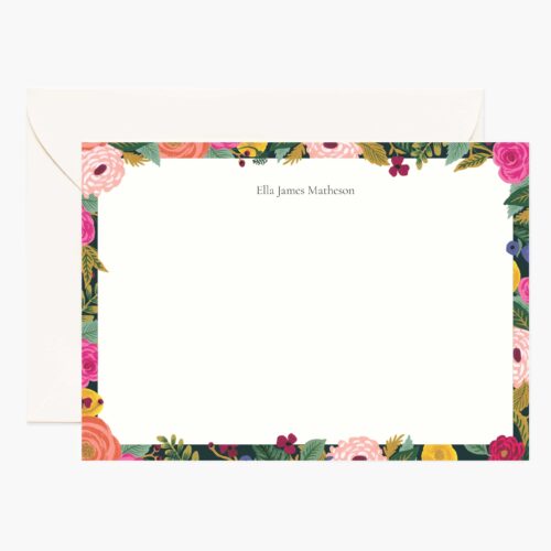Floral Personalized Stationery  - Juliet Rose