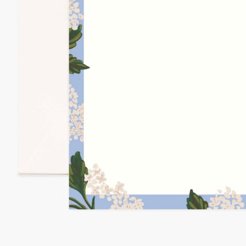Alternative view of Floral Personalized Stationery  - Hydrangea