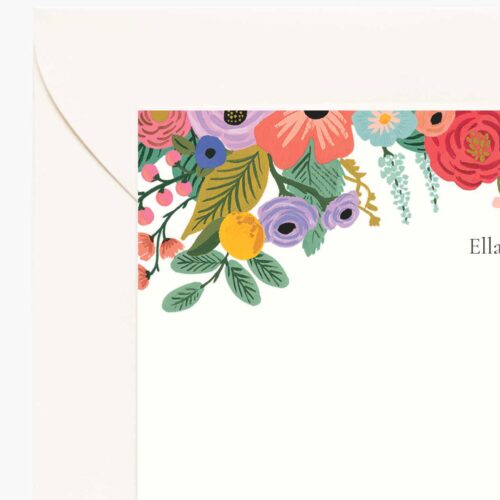 Alternative view of Floral Personalized Stationery  - Garden Party