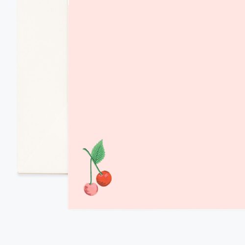 Alternative view of Everyday Personalized Stationery  - Cherries