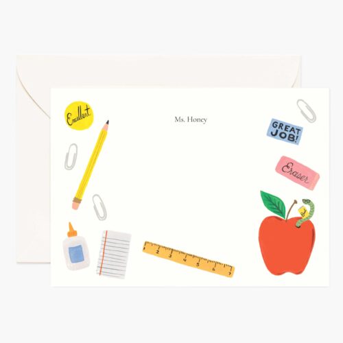 Everyday Personalized Stationery  - Teacher's Desk