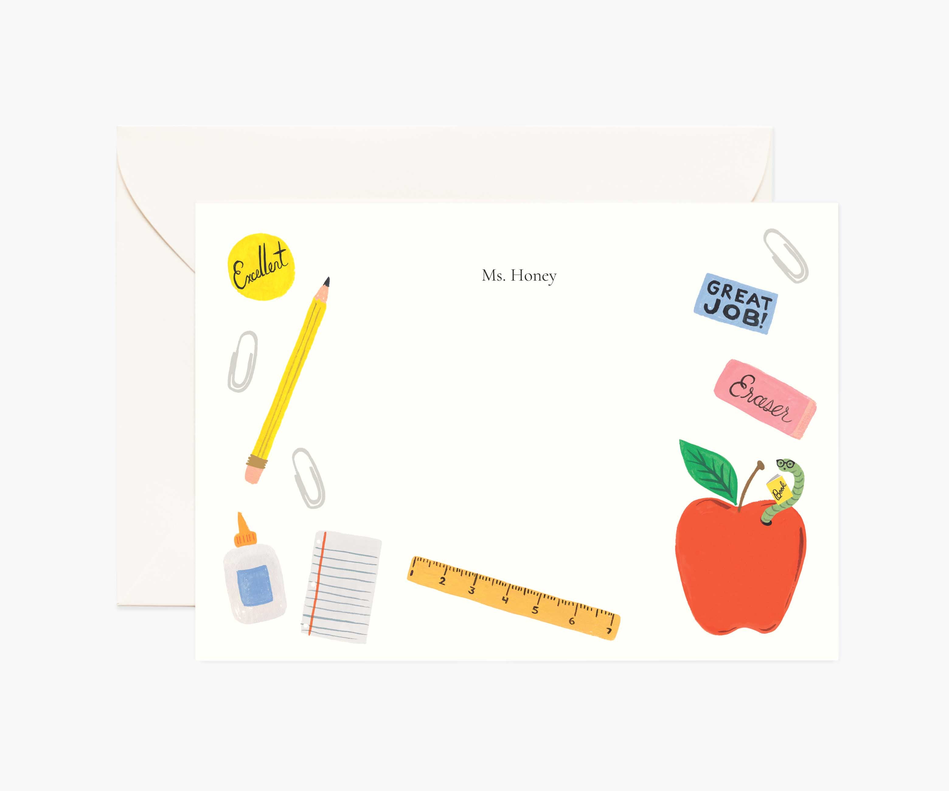 Everyday Personalized Stationery - Teacher's Desk