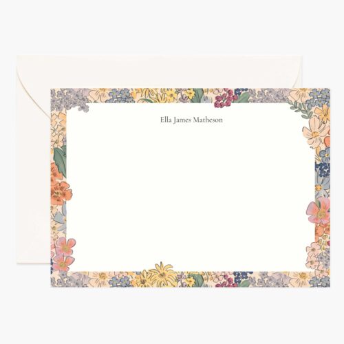 Floral Personalized Stationery  - Mimi