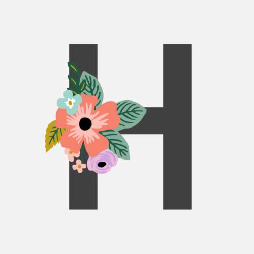 Alternative view of Monogram Personalized Stationery - H