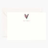Monogram Personalized Stationery - V