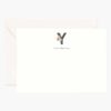 Monogram Personalized Stationery - Y