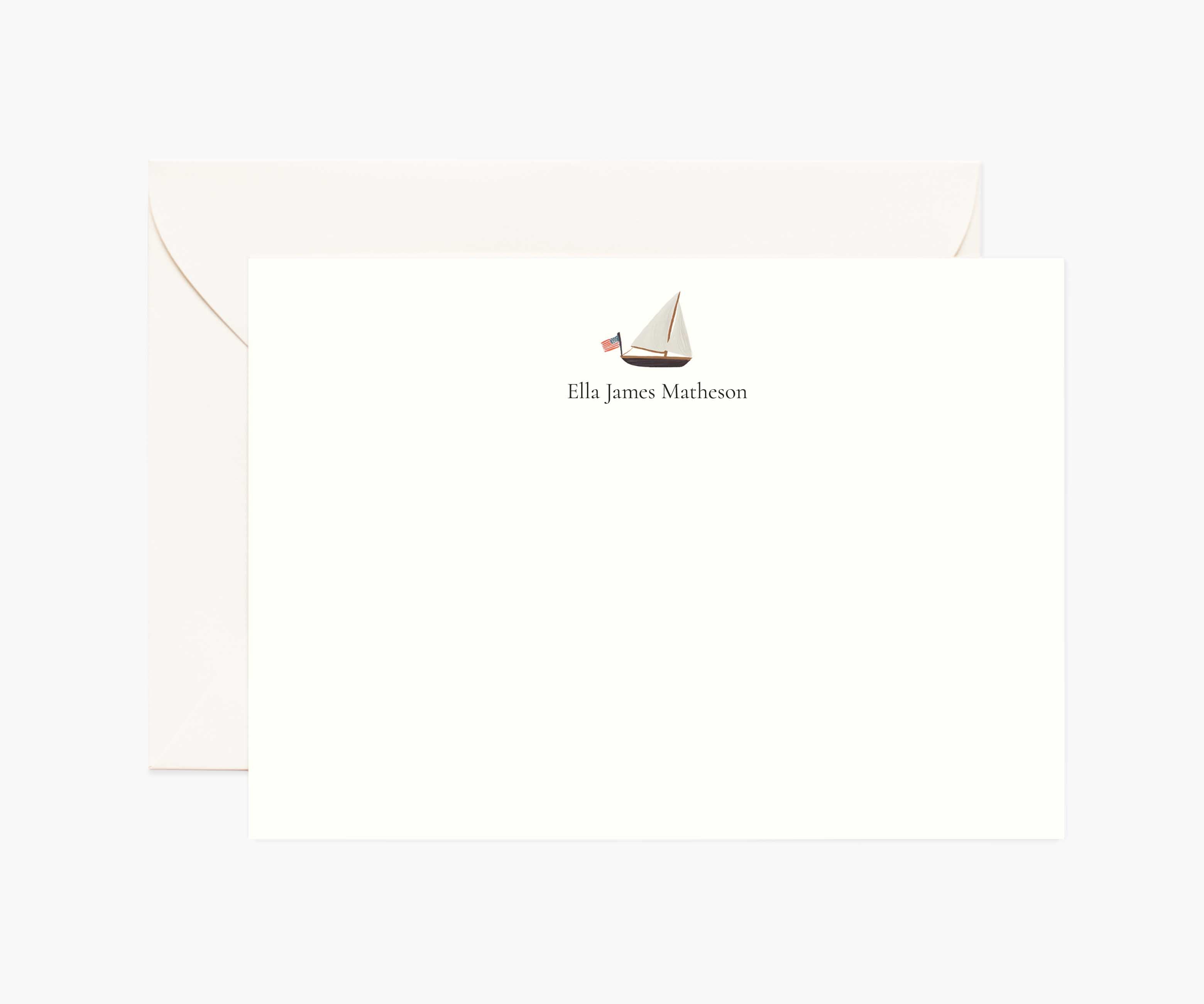 Activities Personalized Stationery - Sailboat