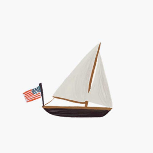 Alternative view of Activities Personalized Stationery  - Sailboat