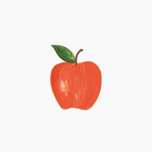 Alternative view of Food & Drink Personalized Stationery  - Apple