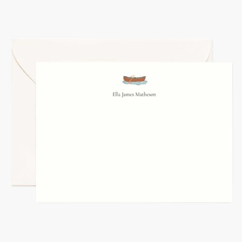 Activities Personalized Stationery  - Canoe