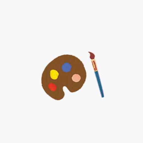 Alternative view of Arts Personalized Stationery  - Paint Palette