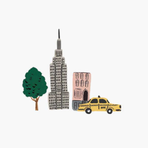 Alternative view of Travel Personalized Stationery  - NYC