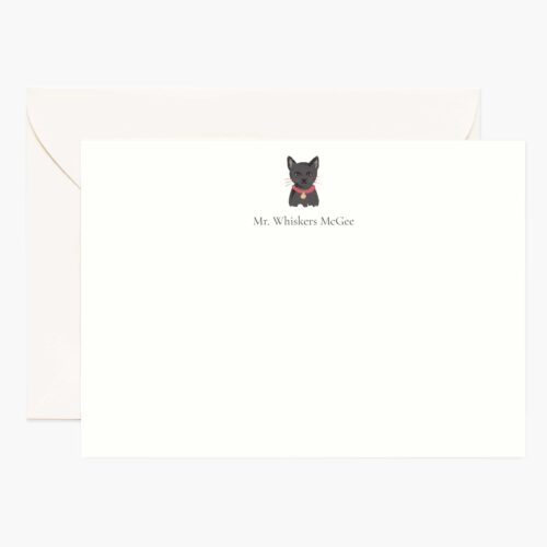 Pets Personalized Stationery - Cat 2