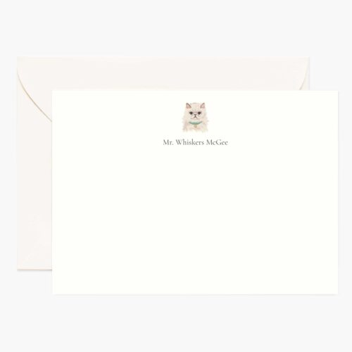 Pets Personalized Stationery - Cat 8