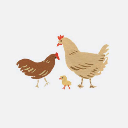 Alternative view of Animals Personalized Stationery  - Chickens