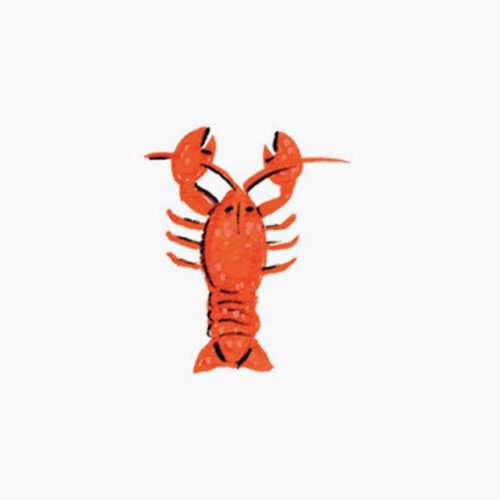 Alternative view of Animals Personalized Stationery  - Lobster