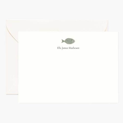 Animals Personalized Stationery  - Fish