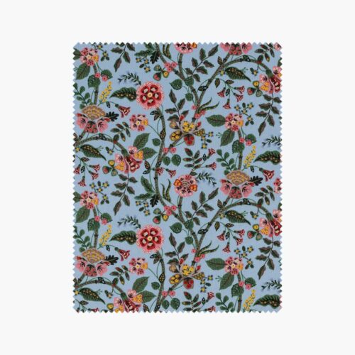 Gracie Rayon Fabric - Slate