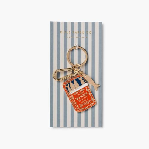 Alternative view of Enamel Keychain - Sardines