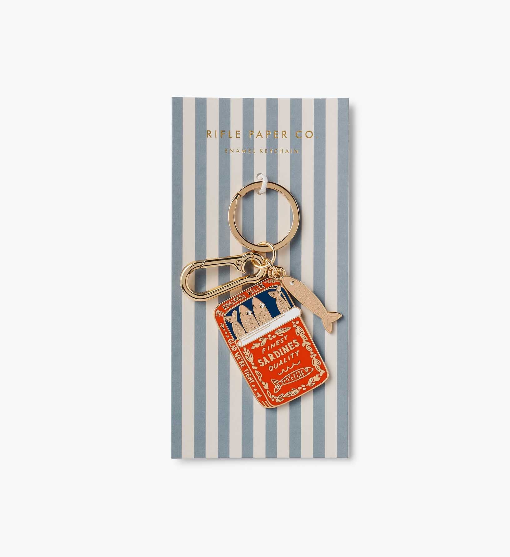Enamel Keychain - Sardines - Image 2