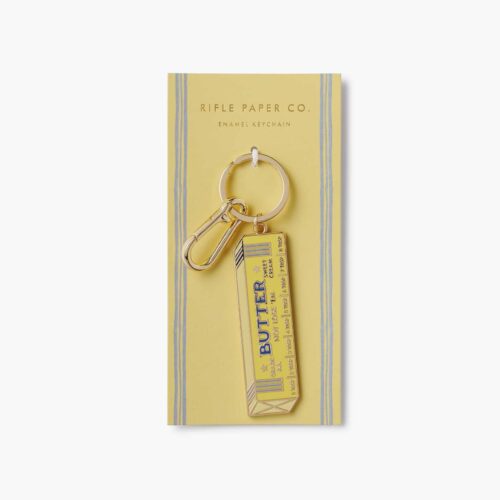 Alternative view of Enamel Keychain - Butter Not Lose 'Em