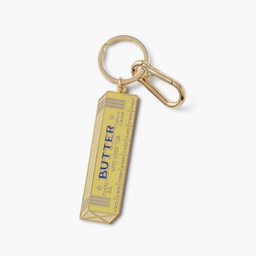 Enamel Keychain - Butter Not Lose 'Em