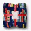 Fleece Blanket - Bookshelf