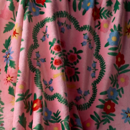 Alternative view of Fleece Blanket - Rosette