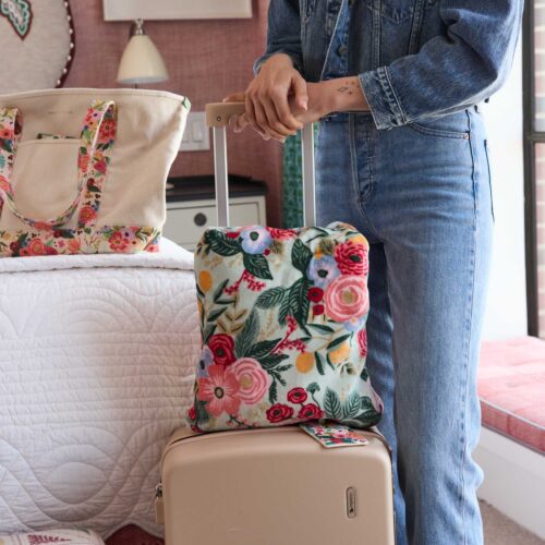 Alternative view of Travel Fleece Blanket - Garden Party