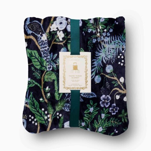 Travel Fleece Blanket - Peacock