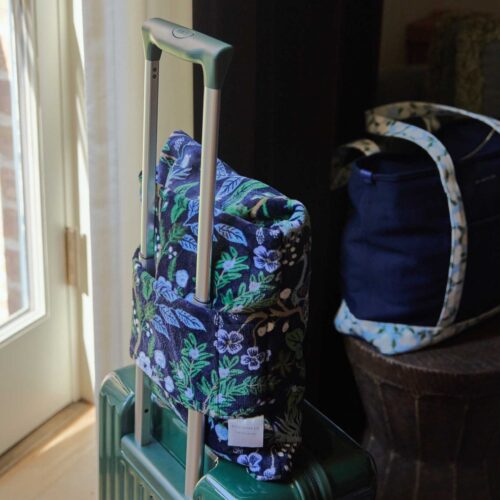Alternative view of Travel Fleece Blanket - Peacock