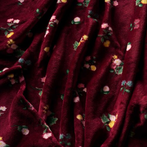 Alternative view of Travel Fleece Blanket - Ditsy Dahlia
