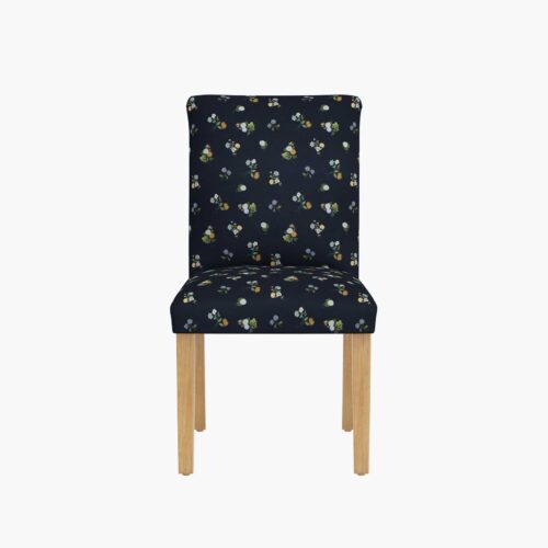 Alternative view of Lorraine Dining Chair - Ditsy Dahlia Navy