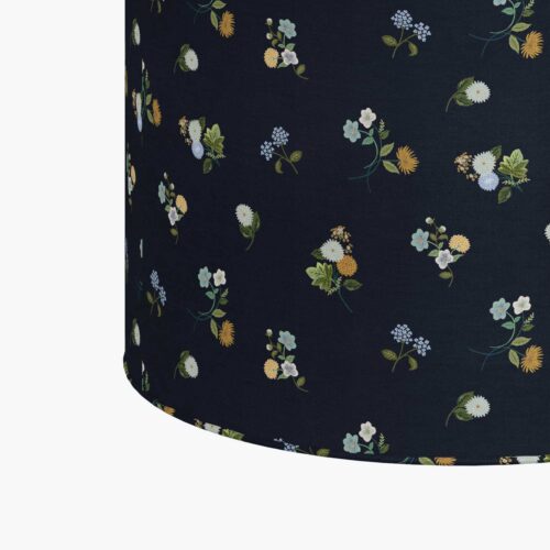 Alternative view of Billie Ottoman - Ditsy Dahlia Navy