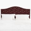 Mayfair Headboard - Ditsy Dahlia Burgundy