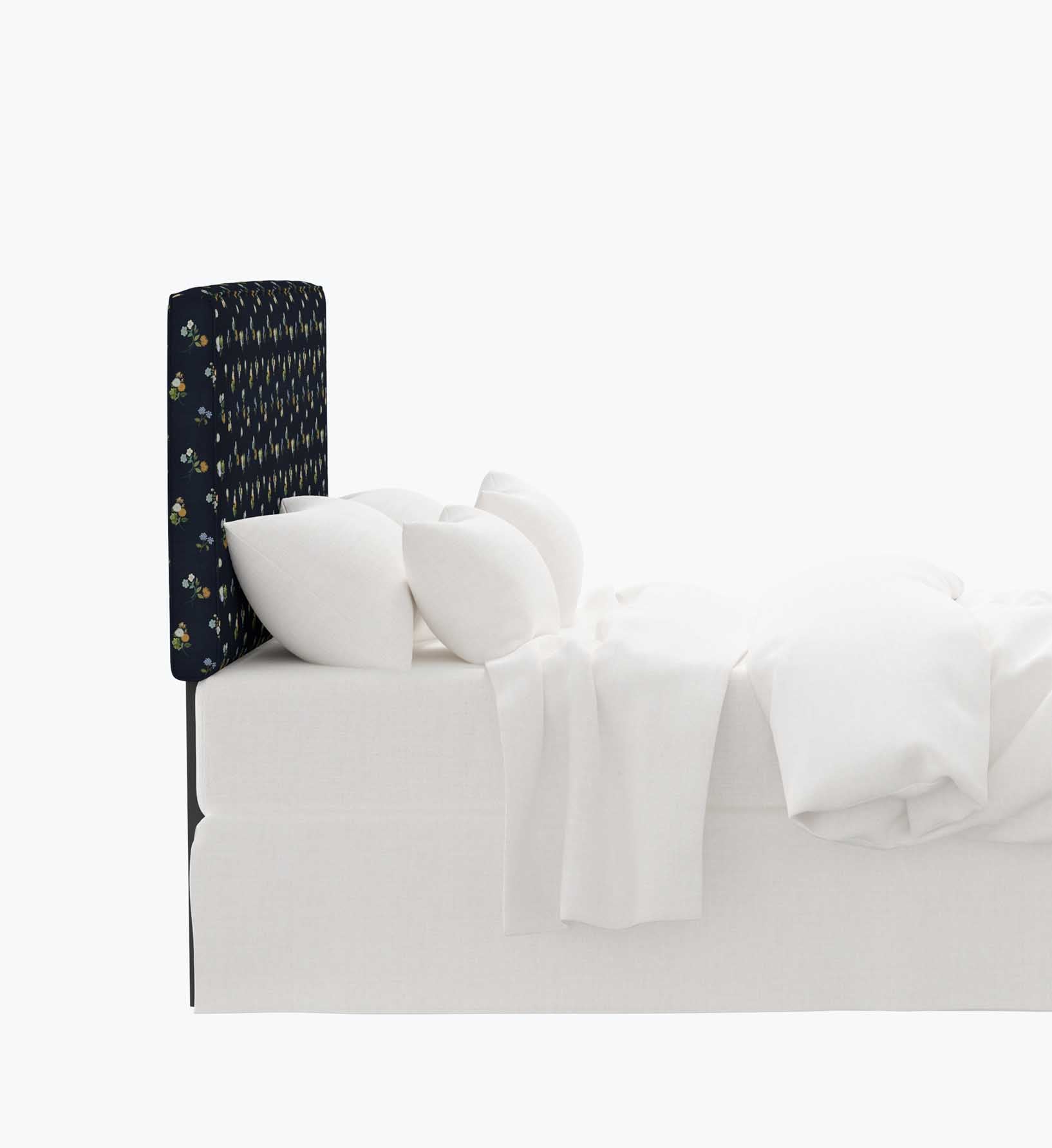 Elly Headboard - Ditsy Dahlia Navy - Image 4
