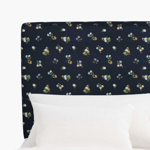 Alternative view of Elly Headboard - Ditsy Dahlia Navy